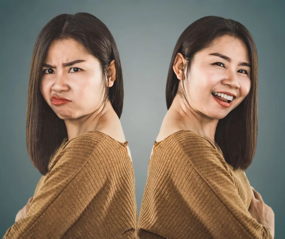 A lady with mood swings caused by magnesium deficiency